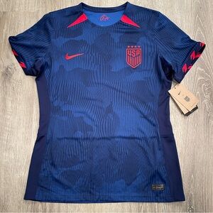 Nike USWNT USA National Team Soccer Jersey Blue Women’s LARGE Slim NWT